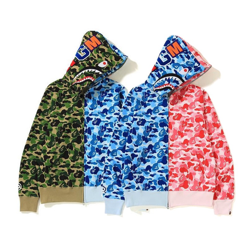 Bape Hoodie 2 Colors Green Blue Blue Pink M-3XL B51XC809